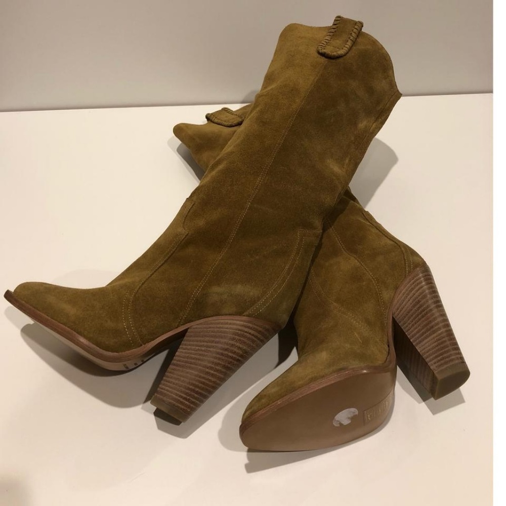 New Isabel Marant Ruth Calfskin Suede Leather Boot - Picture 4 of 8